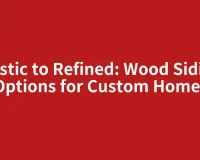 Rustic to Refined: Wood Siding Options for Custom Homes